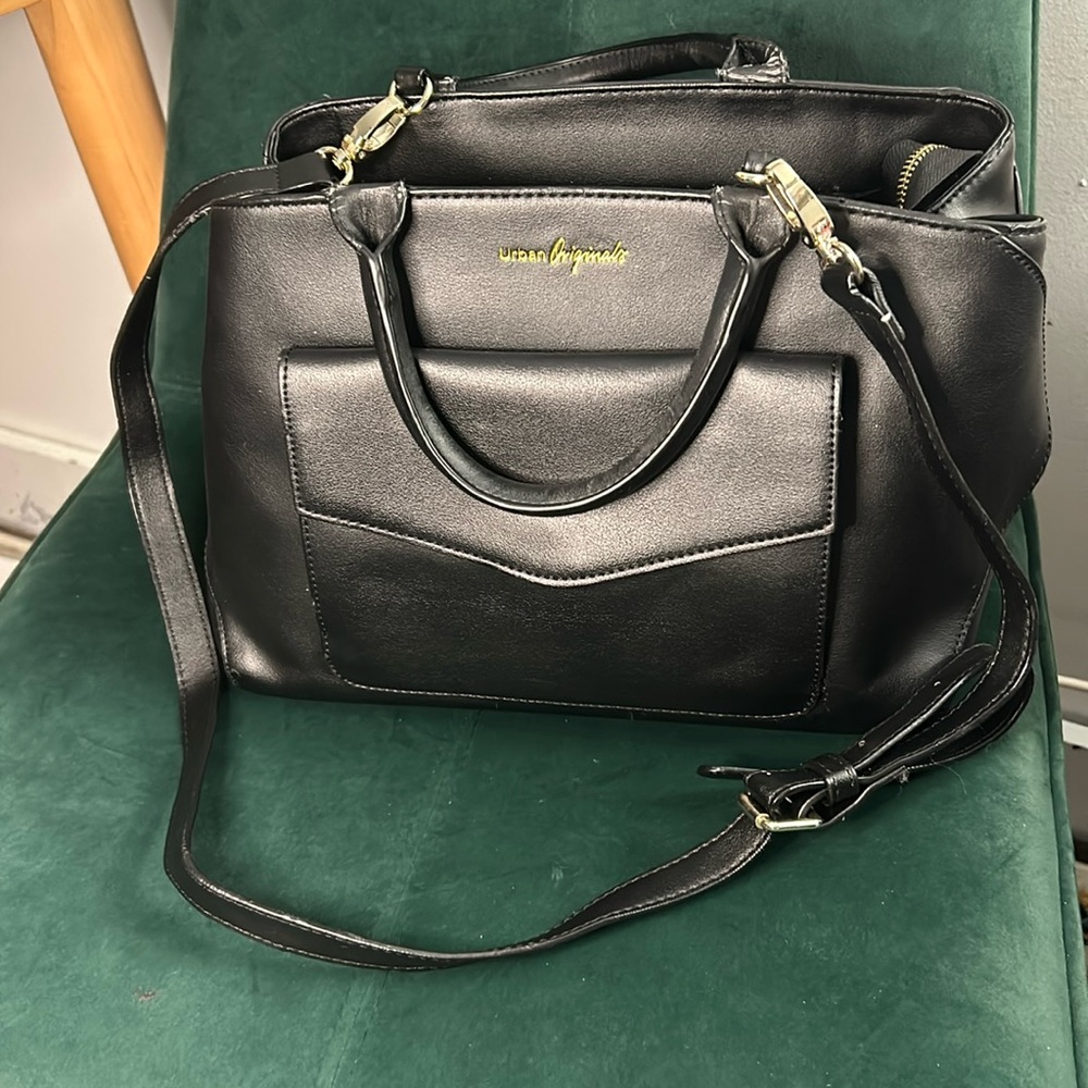 EUC Urban Originals Black say he bag with shoulder strap